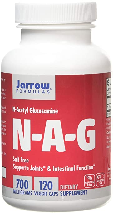 Jarrow Formulas Jarrow Nag (N-Acetyl Glucosamine) 700mg, 120 Capsules, 1 Units