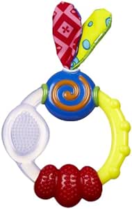 Nuby Wacky Teething Ring, Multicolor