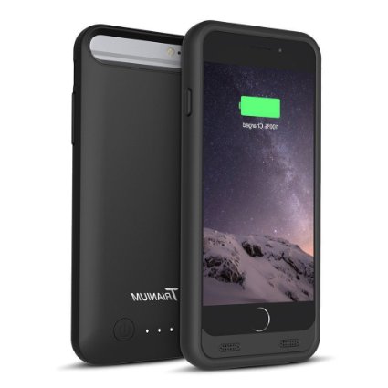 Trianium Atomic S Protective Battery Case for iPhone 6 - Matte Black