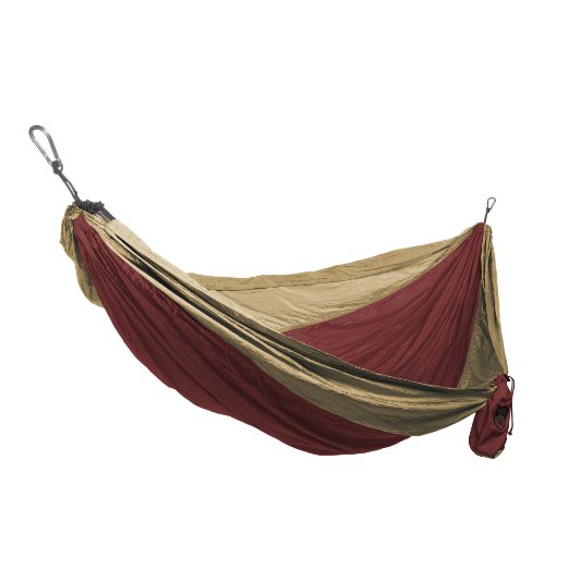 Grand Trunk Double Parachute Nylon Hammock with Carabiners
