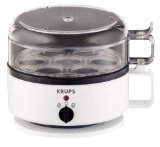 KRUPS F23070 Egg Cooker with water level indicator 7-Eggs capacity White