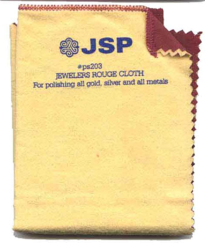 JSPJewelry Polishing Cloth 12"2" Double Side Jeweler Silver Gold Rouge
