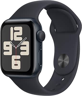 Apple Watch SE (2nd Gen) [GPS 40-mm] Smartwatch with Aluminum Case with Midnight Sport Band S/M