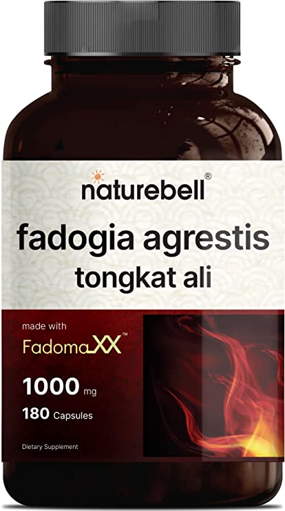 Fadogia Agrestis 600mg Complexed with Tongkat Ali 400mg, 180 Capsules, Optimal Dosage for Enhanced Bioavailability, 20:1 Fadogia Argrestis Extract | Indonesia Tongkat-Ali (Longjack) - 90 Servings