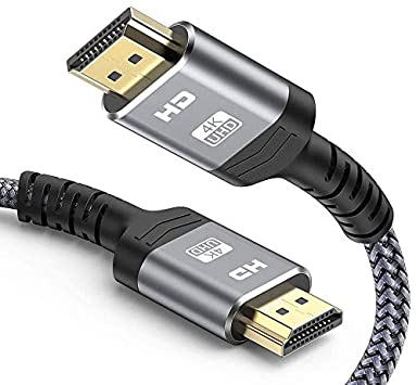 4K HDMI Cable 0.5meter, Snowkids High Speed HDMI 2.0 Cable Ultra 18Gbps 4K@60Hz Supports Video UHD 2160p, HD 1080p, 3D, Ethernet, compatible Fire TV PS3 PS4