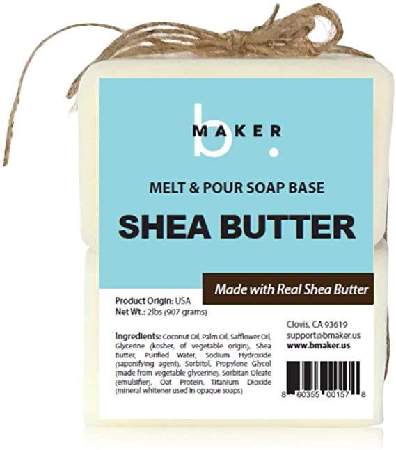 bMAKER Shea Butter Melt & Pour Soap Base