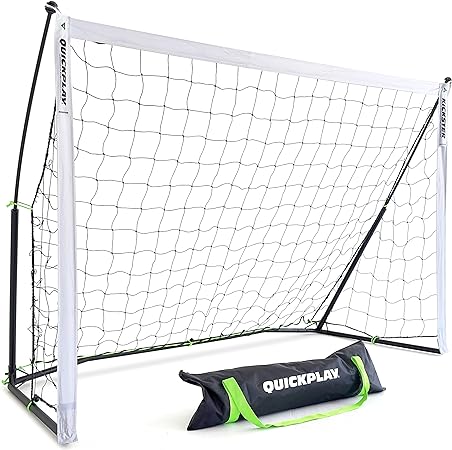 QUICKPLAY Kickster Soccer Goal Range – Ultra Portable Soccer Goal | Includes Soccer Net and Carry Bag [Single Goal]