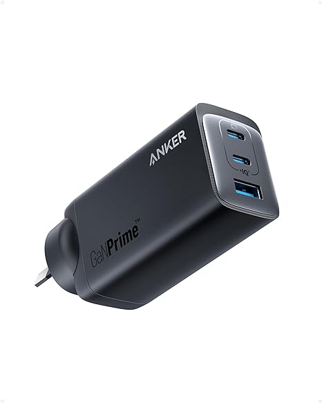 Anker 120W USB C Charger, Anker 737 GaNPrime, PPS 3-Port Fast Compact Wall Charger for MacBook Pro/Air, iPad Pro, iPhone 15/Pro, Galaxy S24/S23/S22/S21, Dell XPS 13, Note 20/10 , and More Devices