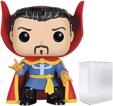 Marvel: Dr. Strange - Doctor Strange (Classic) Funko Pop! Vinyl Figure (Includes Compatible Pop Box Protector Case)