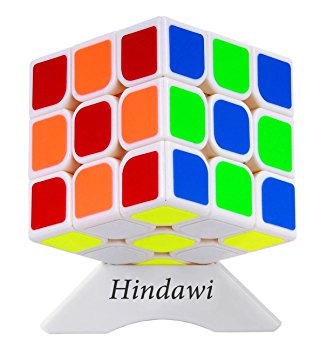 HINDAWI Moyu Aolong V2 Speed Cube 3x3 White Enhanced Edition with Tripod Base
