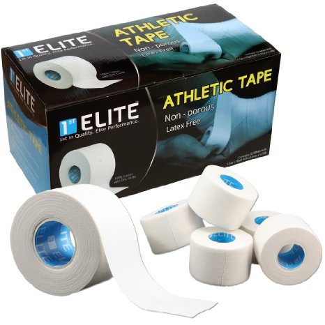 Cotton Athletic Tape by 1st Elite - Professional Grade Joint Support for Boxing, Weightlifting, MMA, Gymnastics & All Indoor / Outdoor Sports