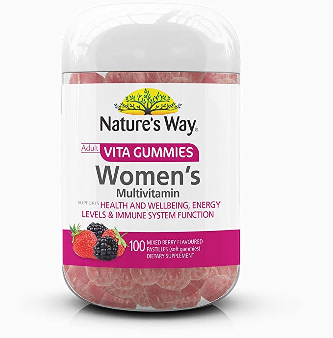 Nature's Way Women's Multi-Vitamin Vita Gummies for Adults, 0.28 Kilograms