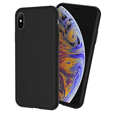 STEAGLE Ultimate Defender TPU Bumper with Precise Cutouts Slim Fit Shockproof and Compatible with iPhone Xs MAX/– SF Matte Black