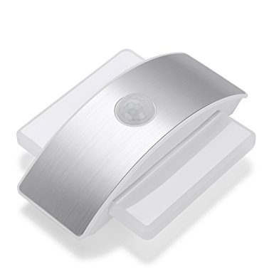 Motion Sensor LED Wall Light Lofter Battery Powered Motion Activated Night Light, Stick Anywhere Auto On/Off Security Wall Sconce for Hallway,Stairs,Bathroom,Bedroom,Kitchen,Garage (Battery operated)