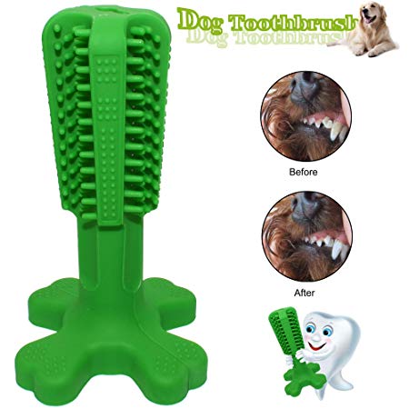 RosyLife Dog Toothbrush Dog Teeth Cleaning pet Toothbrush Dog Dental Brush Dog Toothbrush Chew Toy ¡­