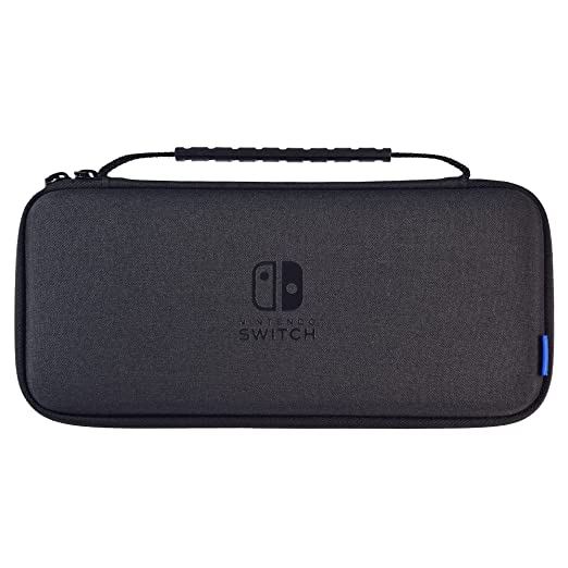 HORI Nintendo Switch Slim Tough Pouch (Black) for Nintendo Switch and Nintendo Switch OLED Model - Officially Licensed by Nintendo - Nintendo Switch;