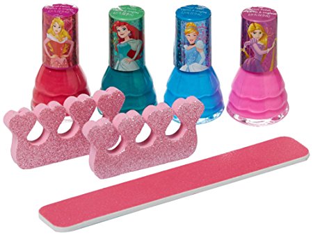 Disney Princess Non-Toxic 7 Piece Nail Polish with Nail Files