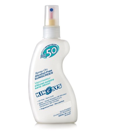 KINeSYS SPF 50 Performance Suncreen Spray, Alcohol Free, 4 ounce
