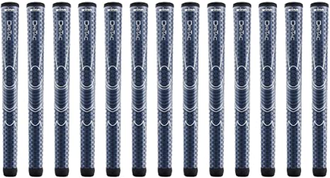 Winn Dri-Tac Oversize  1/8 inch Navy Blue 13 Piece Golf Grip Bundle (