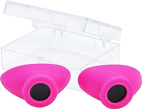 Super Sunnies Slim Flex UV Eye Protection, FDA Compliant Individual Tanning Goggles Eyeshields (Pink)