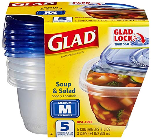 GladWare Soup & Salad-5 ct