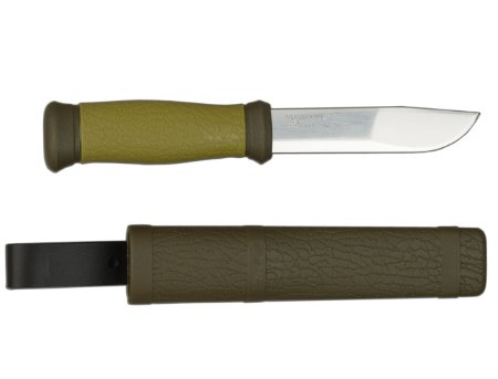 Morakniv Outdoor 2000 Fixed Blade Knife with Sandvik Stainless Steel Blade, 4.3-Inch