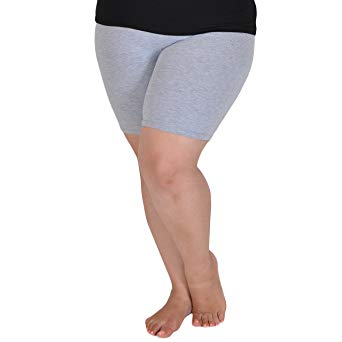 Stretch is Comfort Women's Teamwear Cotton Plus Size Bike Shorts