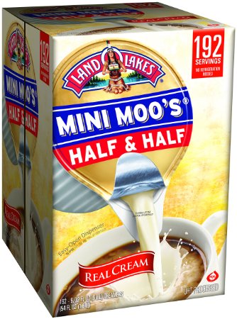Land Lakes Mini Moos Creamer, Half and Half Cups, 192 Count
