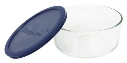 Pyrex Storage Plus 7-Cup Round Glass Food Storage Dish