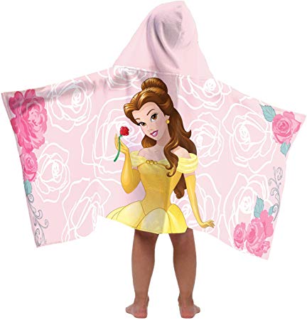 Jay Franco Kids Hooded Towel Beauty and The Beast