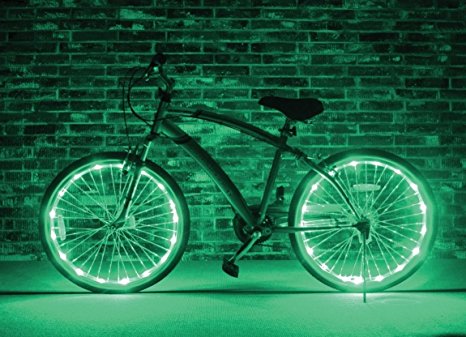 Brightz, Ltd. Wheel Brightz LED Bicycle Light (2-Pack Bundle for 2 Tires)