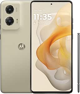 Motorola Moto G Stylus 5G 2024 (128GB, 8GB) 6.7", 50MP Camera, Android 14, Snapdragon 6, 5G / 4G LTE (AT&T Unlocked for T-Mobile, Verizon, Global) XT2419-2 (w/ 256GB SD, Caramel Latte) (Renewed)