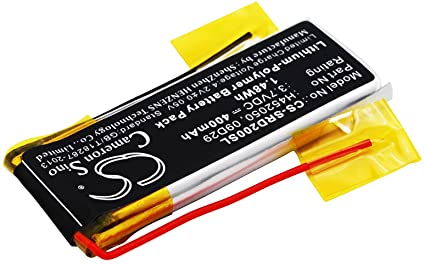 Cameron Sino 400mAh Replacement Battery for Cardo Q2, Q2 pro, Scala Rider, Scala Rider Q2, Scala