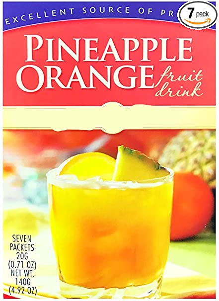 HealthWise Pineapple Orange Protein Drink (Seven Packets) by HealthWise