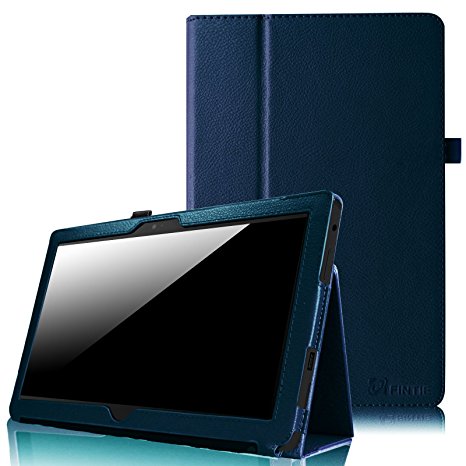 Fintie Folio Case for Microsoft Surface RT / Surface 2 10.6 inch Tablet Slim Fit with Stylus Holder (Does Not Fit Windows 8 Pro Version) - Navy