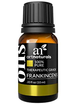 ArtNaturals 100% Pure Frankincense Essential Oil - (.33 Fl Oz / 10ml) - Natural Undiluted Therapeutic Grade – Premium Aromatherapy Quality Oil for Diffuser Internal Use, Skin, and Face - Frankensence