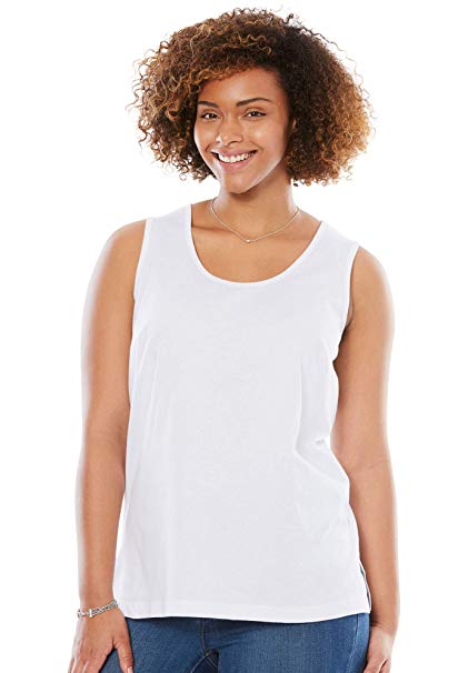 Woman Within Women's Plus Size Perfect Tank Top