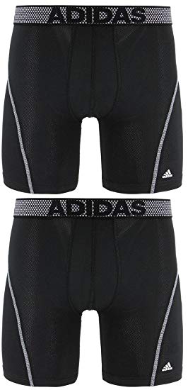 adidas Men's 9-Inch Sport Performance ClimaCool Midway Underwear (Pack of 2)