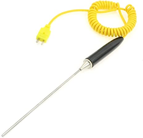 Sourcingmap 3mm x 150mm 0-1100 Degree Celsius K Type Thermocouple Probe