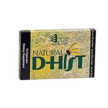 Natural D-Hist Blister - Designed to Provide Superb Support, Prevent and Relieve Nasal and Sinus Problems Due to Seasonal Changes, Pollutions, and Common Environmental Allergens - Single Pack, 10 Caps