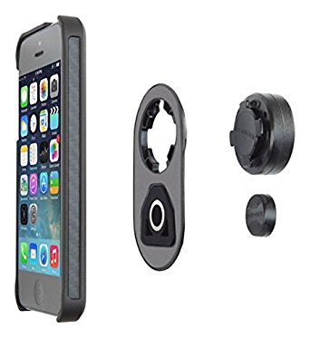 Rokform Universal Smartphone Mount Adapter Kit with Universal quad tab twist lock car mount and universal magnetic car dash mount kit. (Black)