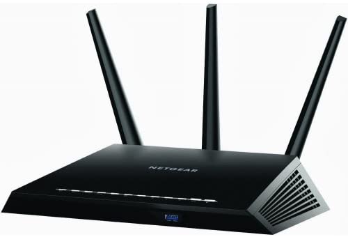 NETGEAR Nighthawk Smart Wi-Fi Router (R7000-100NAS) - AC1900 Wireless Speed (Up to 1900 Mbps) | Up to 1800 Sq Ft Coverage & 30 Devices | 4 x 1G Ethernet and 2 USB Ports | Armor Security