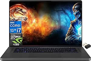 ASUS 2023 Newest ROG Zephyrus G16 Gaming Laptop, 16" FHD 165Hz Display, 13th Gen Core i7-13620H (4.9GHz), GeForce RTX 4060, 48GB RAM, 2TB SSD, Backlit Keyboard, Wifi6, USB Type A&C, Windows 11 Home