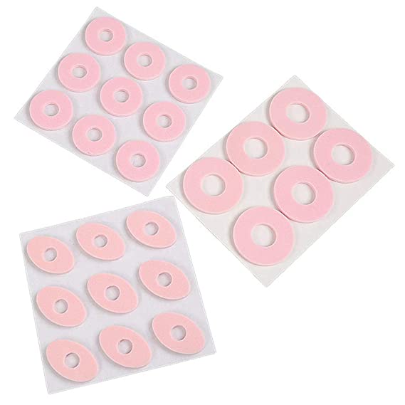 3 Sheets (24 Count) Corn Cushion Pads Soft Foam Callus Pads Toe and Foot Protectors for Corn Remove, Relief Callus and Feet Sore