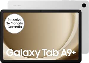 Samsung Galaxy Tab A9  5G Android-Tablet, 64 GB Speicherplatz, Großes Display, 3D-Sound, Simlockfrei ohne Vertrag, Silver, Inkl. 3 Jahre Herstellergarantie [Exklusiv bei Amazon]