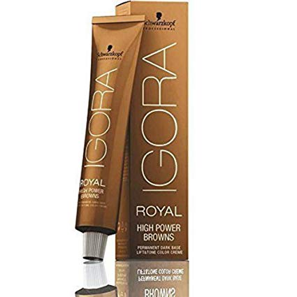 Schwarzkopf Professional Igora Royal High Power Browns Hair Color, B-3, Brown Matt, 2.1 Ounce