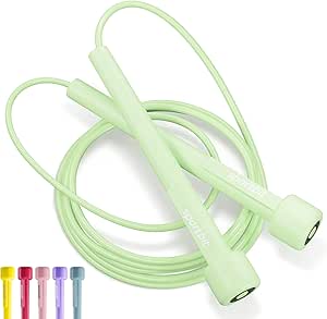 Adjustable Jump Rope for Fitness and Exercise – Skipping Rope for Cardio, Boxing, and Weight Loss – Speed Rope perfect for Men & Women