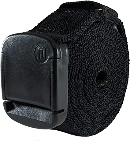 1.25 Inch Elastic Stretch Belt with Adjustable Buckle, Unisex