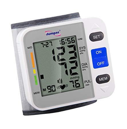 Fully-Auto Pocket Wrist Arm Blood Pressure Monitor
