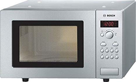 Bosch BOSHMT75M451B 17 litre 800 watt Freestanding Solo Microwave Oven, Brushed Steel